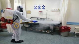 Osmaniye Devlet Hastanesi dezenfekte ediliyor